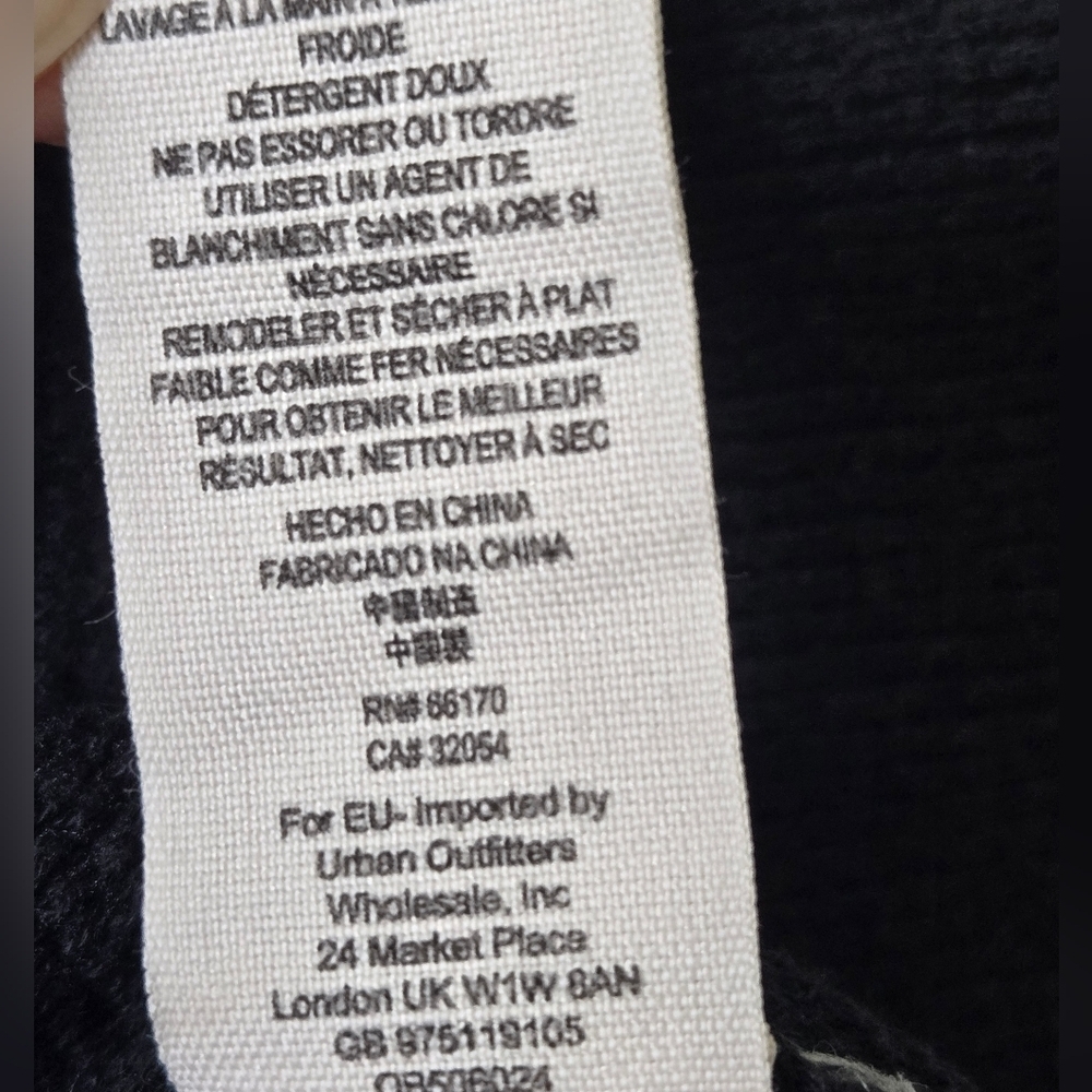 Free People Isla Ottoman Knit Ribbed Sweater Tunic Black size Small - Picture 16 of 16